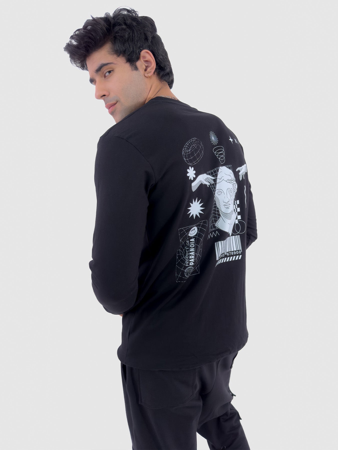 Product of Paranoia Graphic Sweatshirt - keos.life