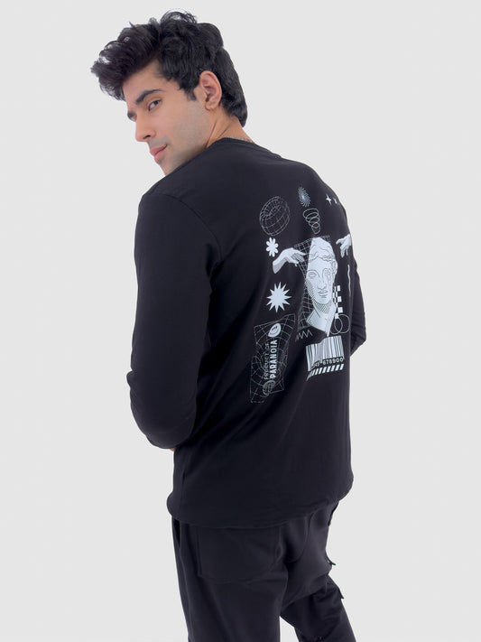 Product of Paranoia Graphic Sweatshirt - keos.life