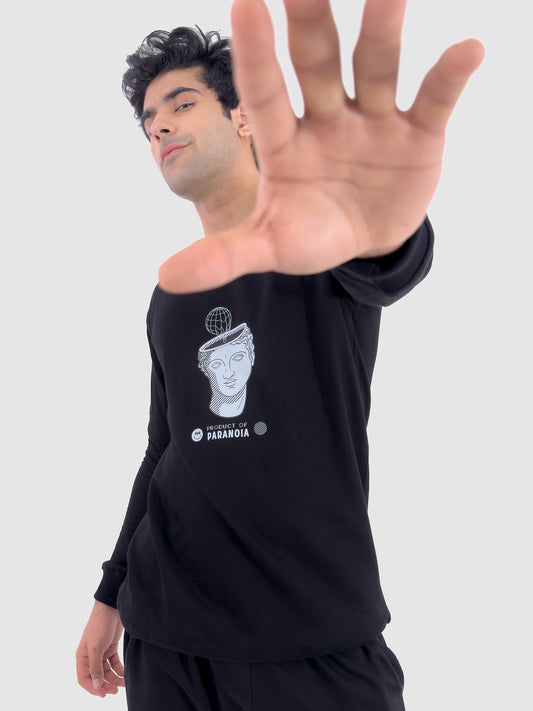 Product of Paranoia Graphic Sweatshirt - keos.life