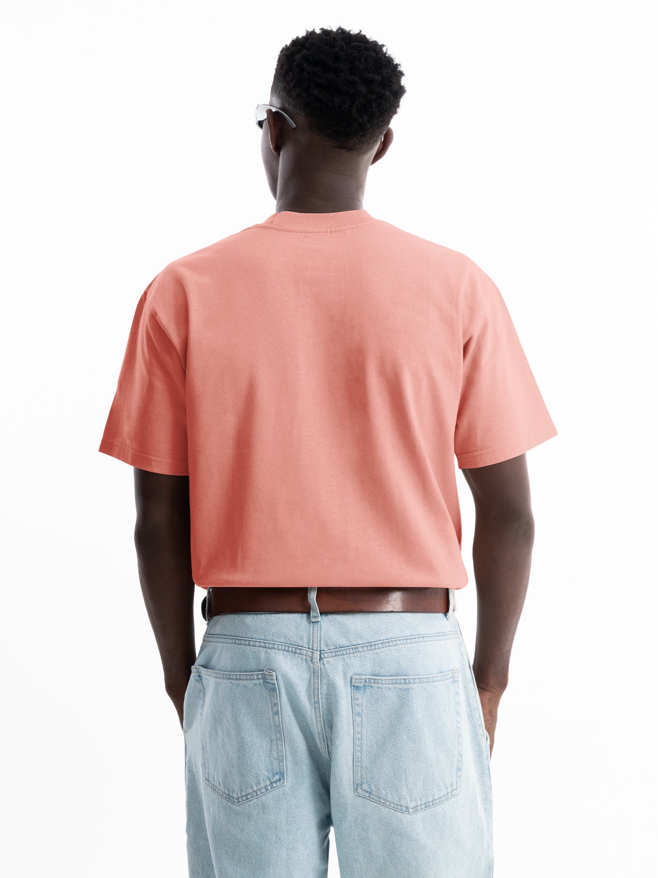 Organic Cotton Essential T-shirt - Peach | Regular Fit