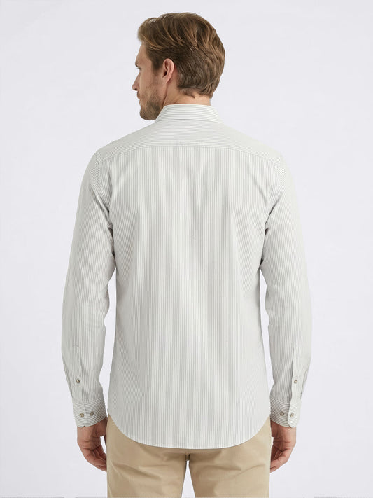 Riviera Stripe Men's Cotton Shirt