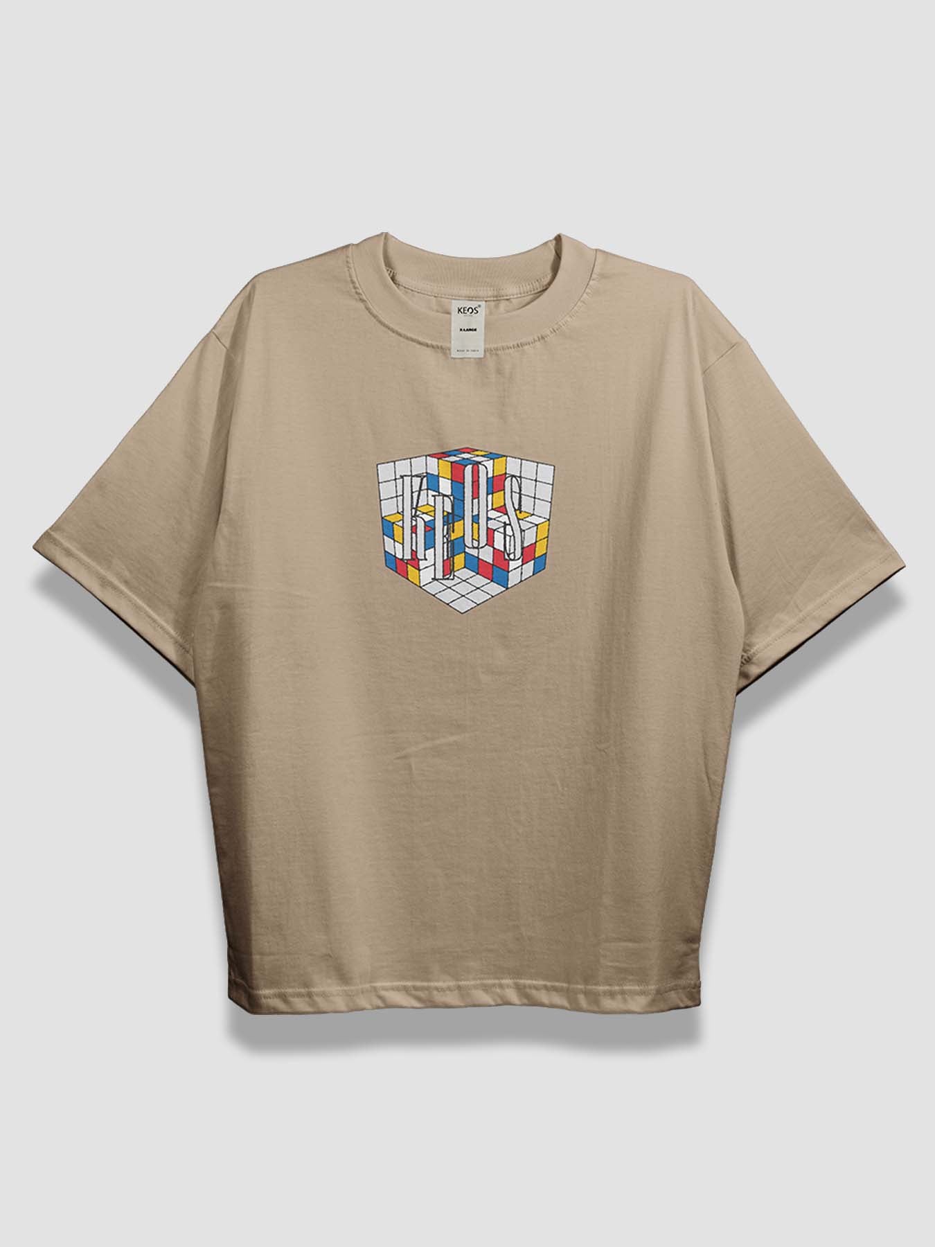 Rubik's Cube Urban Fit Oversized T-shirt - keos.life