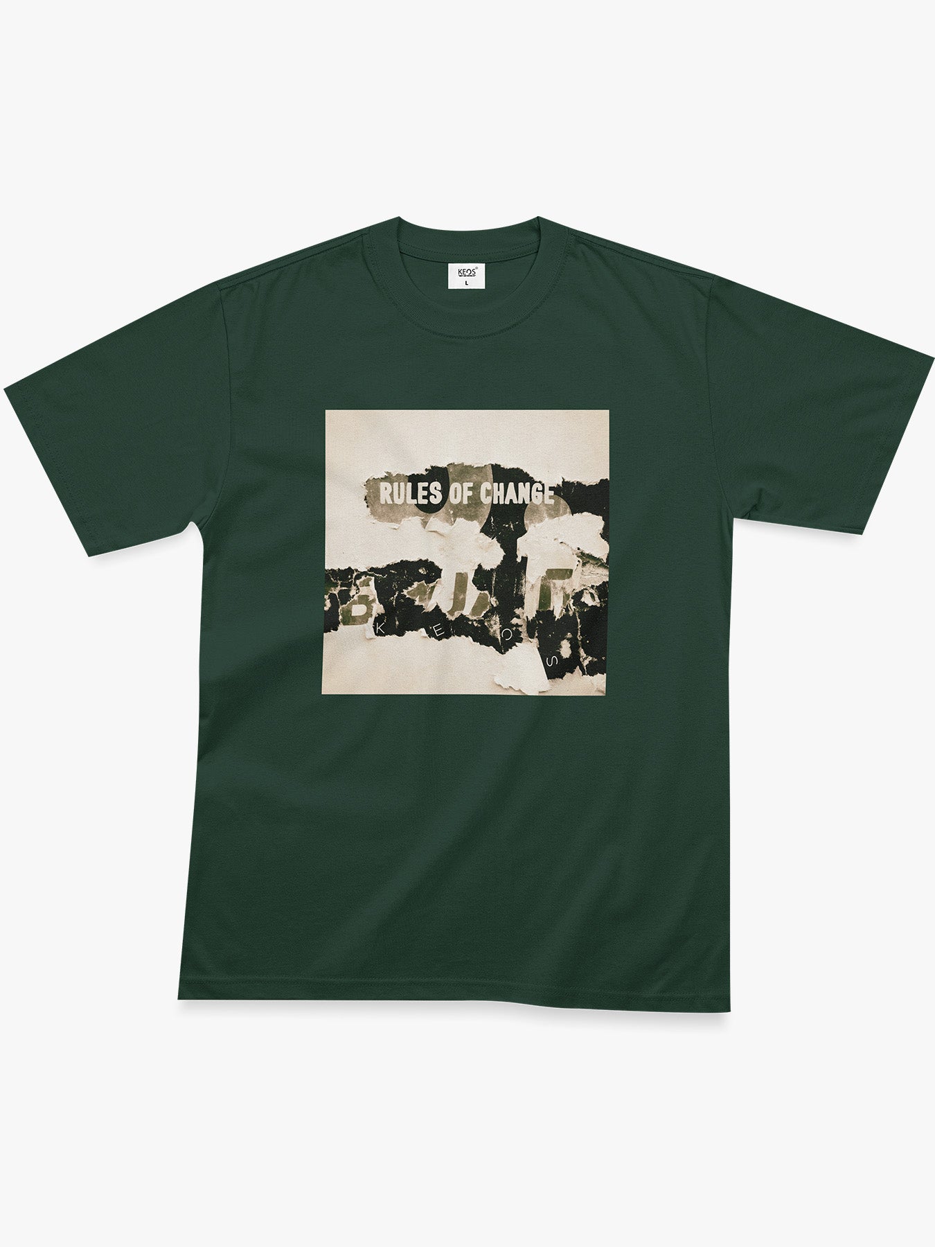 Organic Cotton Graphic T-Shirt – Rules of Change | Regular Fit