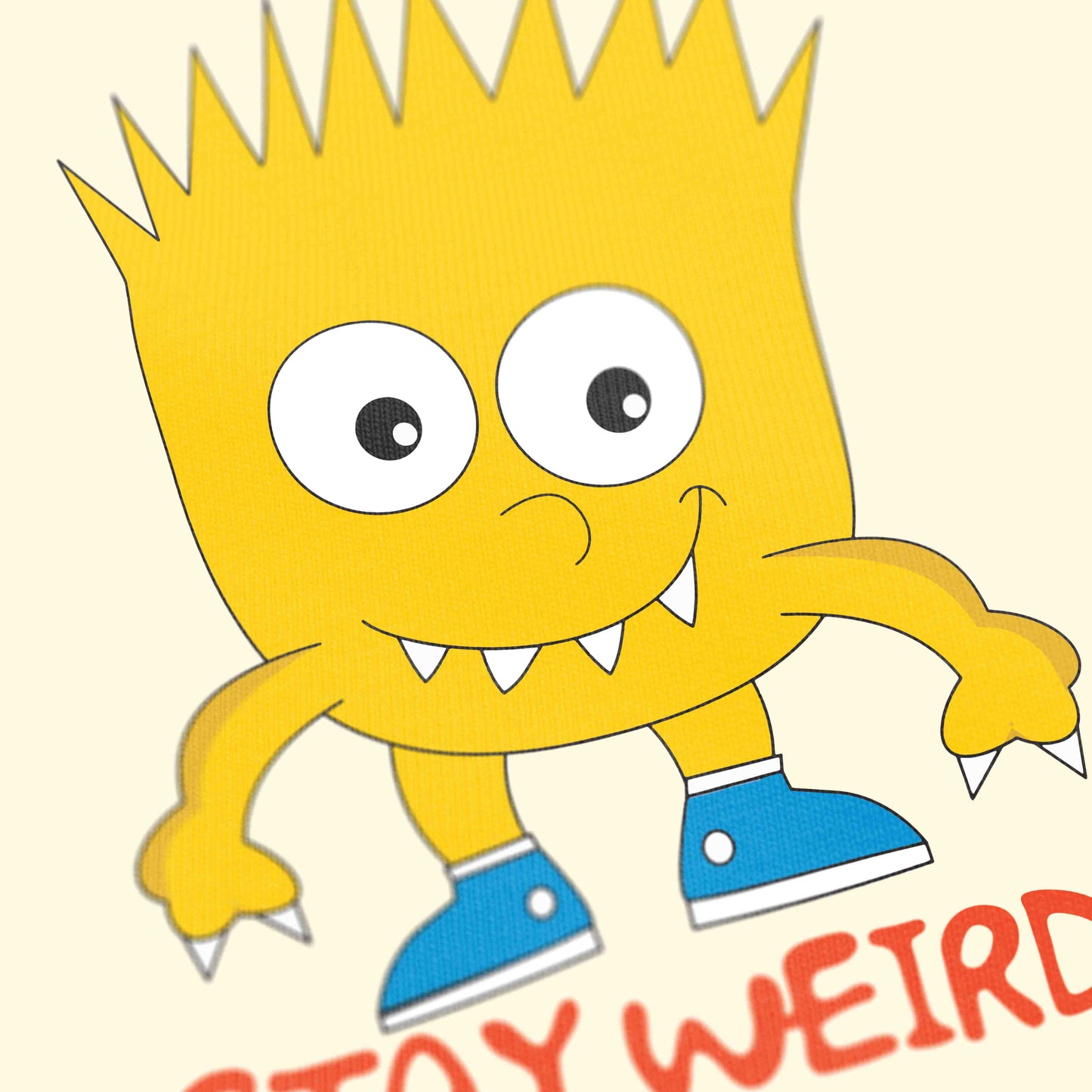 Stay Weird Organic Cotton T-shirt - keos.life