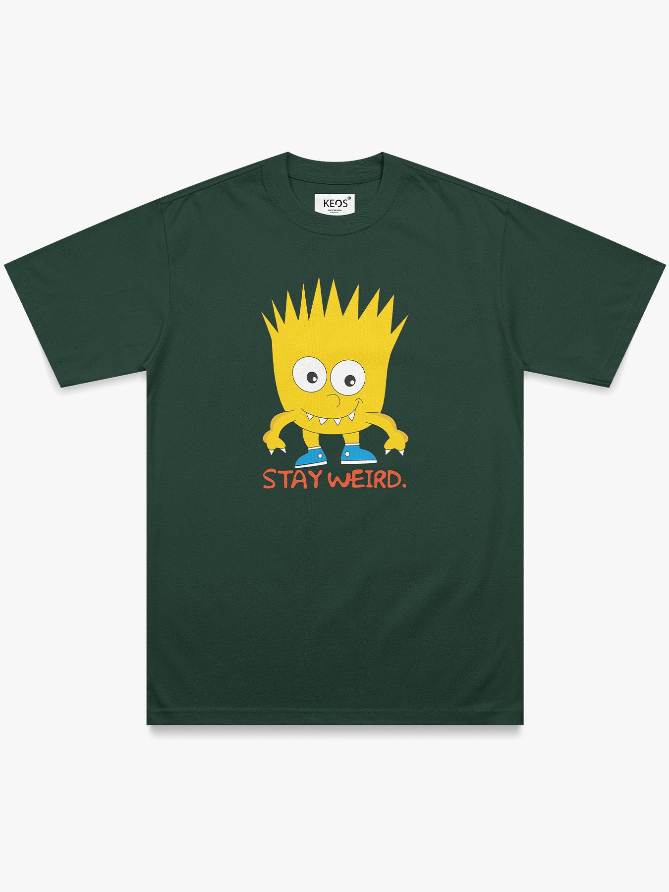 Organic Cotton Graphic T-Shirt – Stay Weird | Regular Fit
