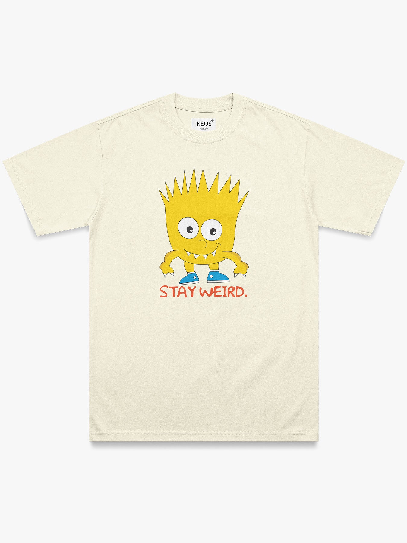 Organic Cotton Graphic T-Shirt – Stay Weird | Regular Fit