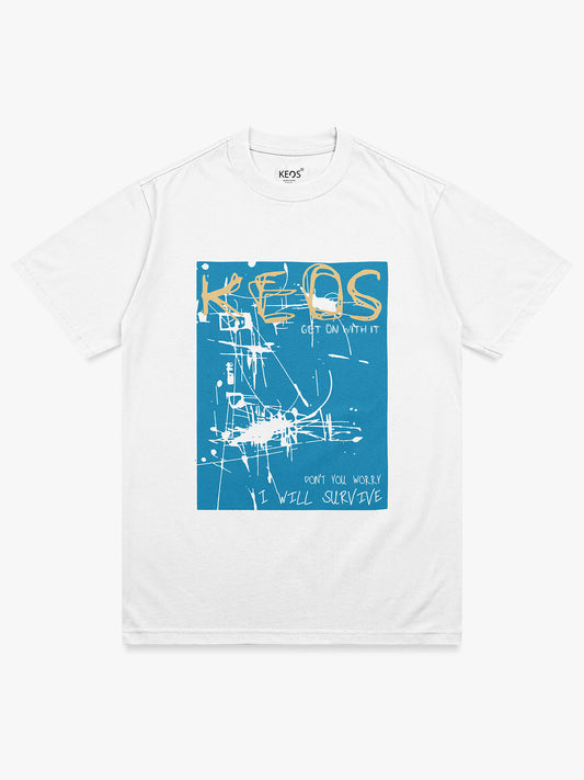 Organic Cotton Graphic T-Shirt – I will survive. | Regular Fit