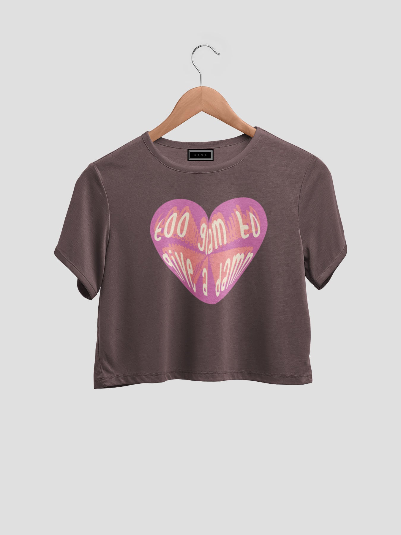 Too Glam Organic Cotton Crop Top - keos.life