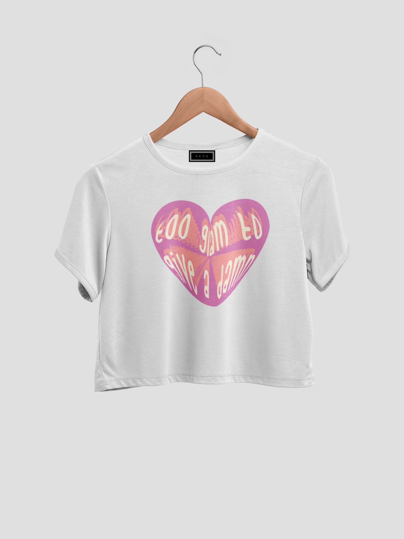 Too Glam Organic Cotton Crop Top - keos.life