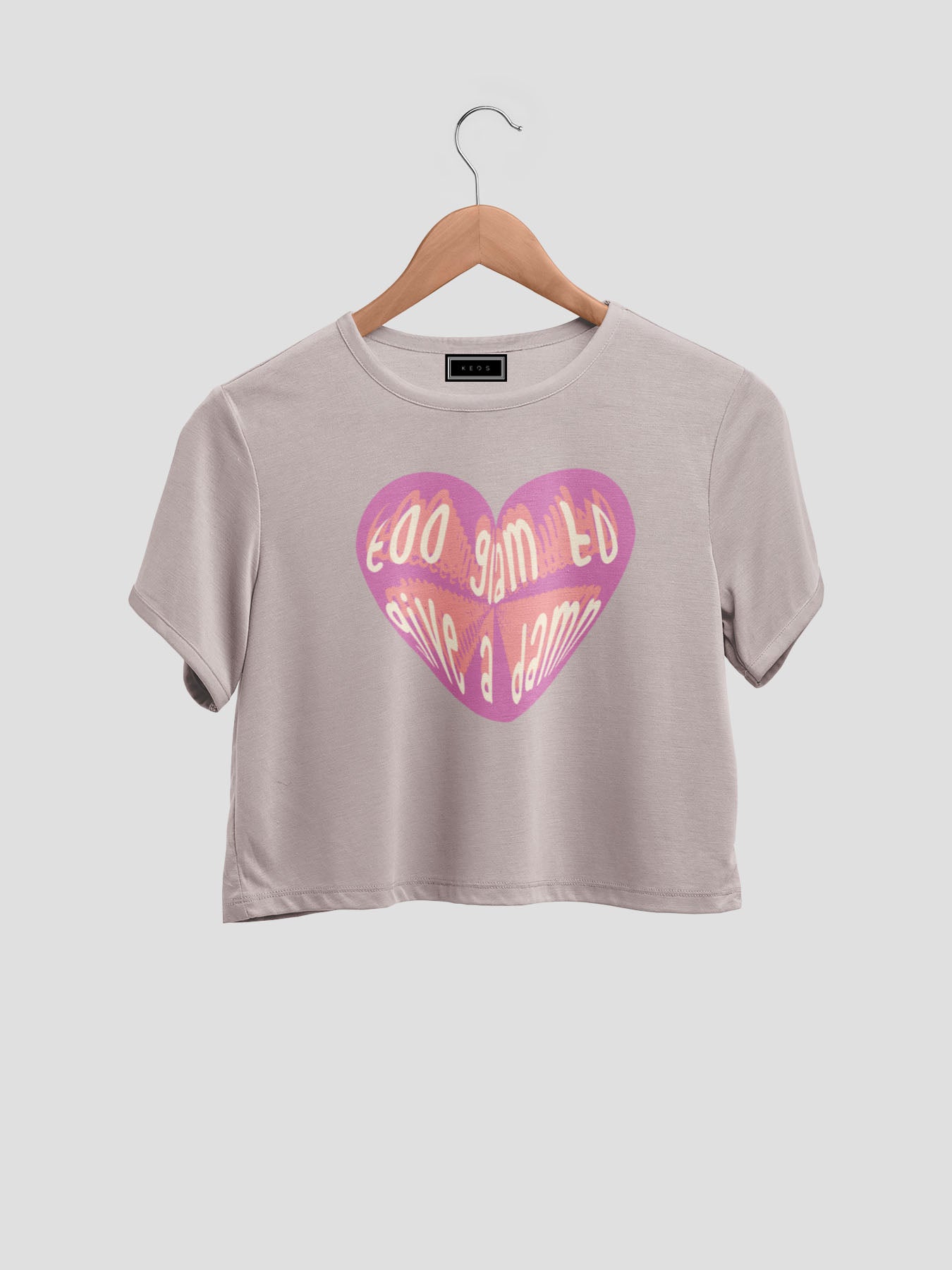Too Glam Organic Cotton Crop Top - keos.life