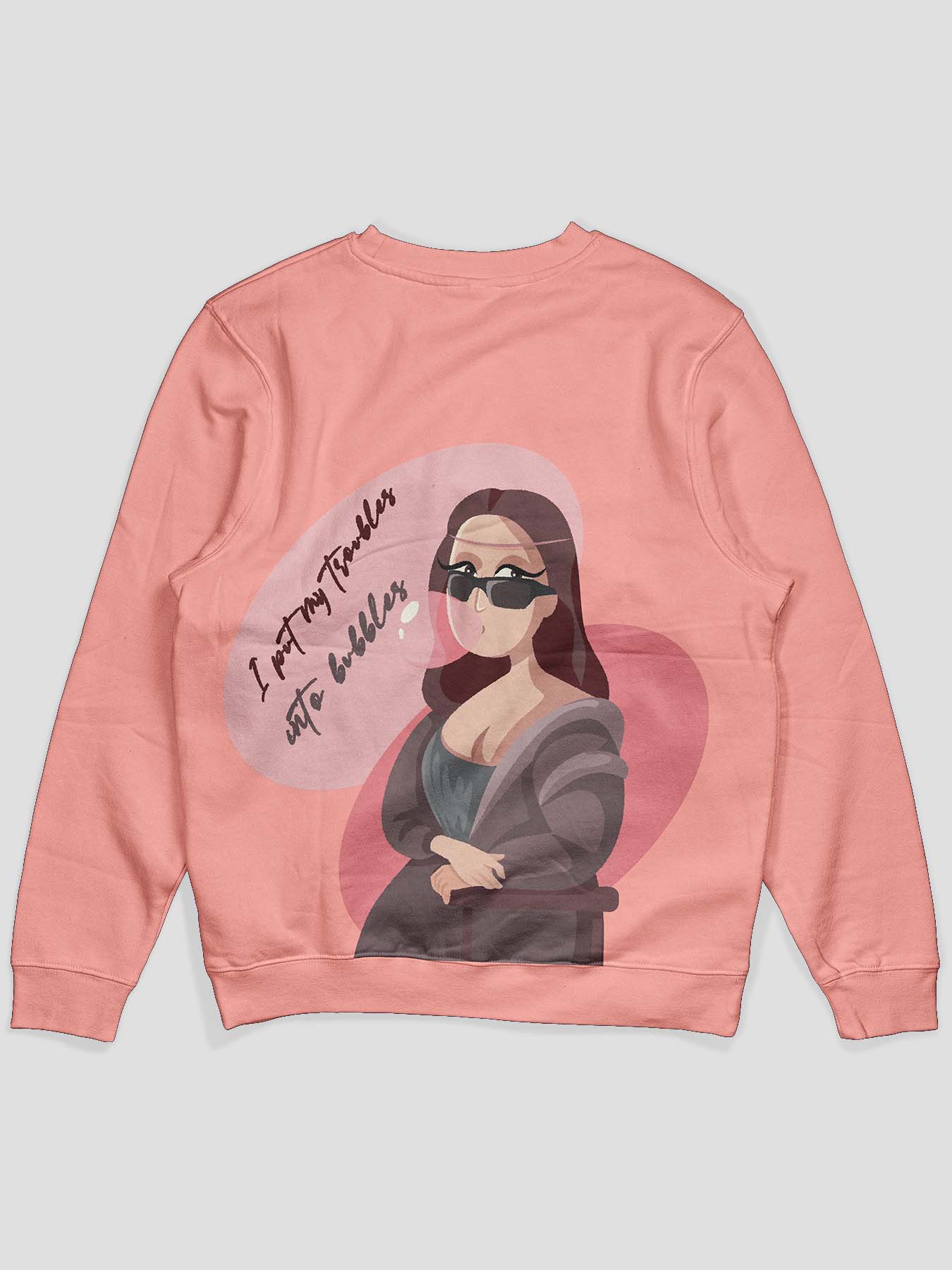 Troubles into Bubbles Graphic Sweatshirt - keos.life
