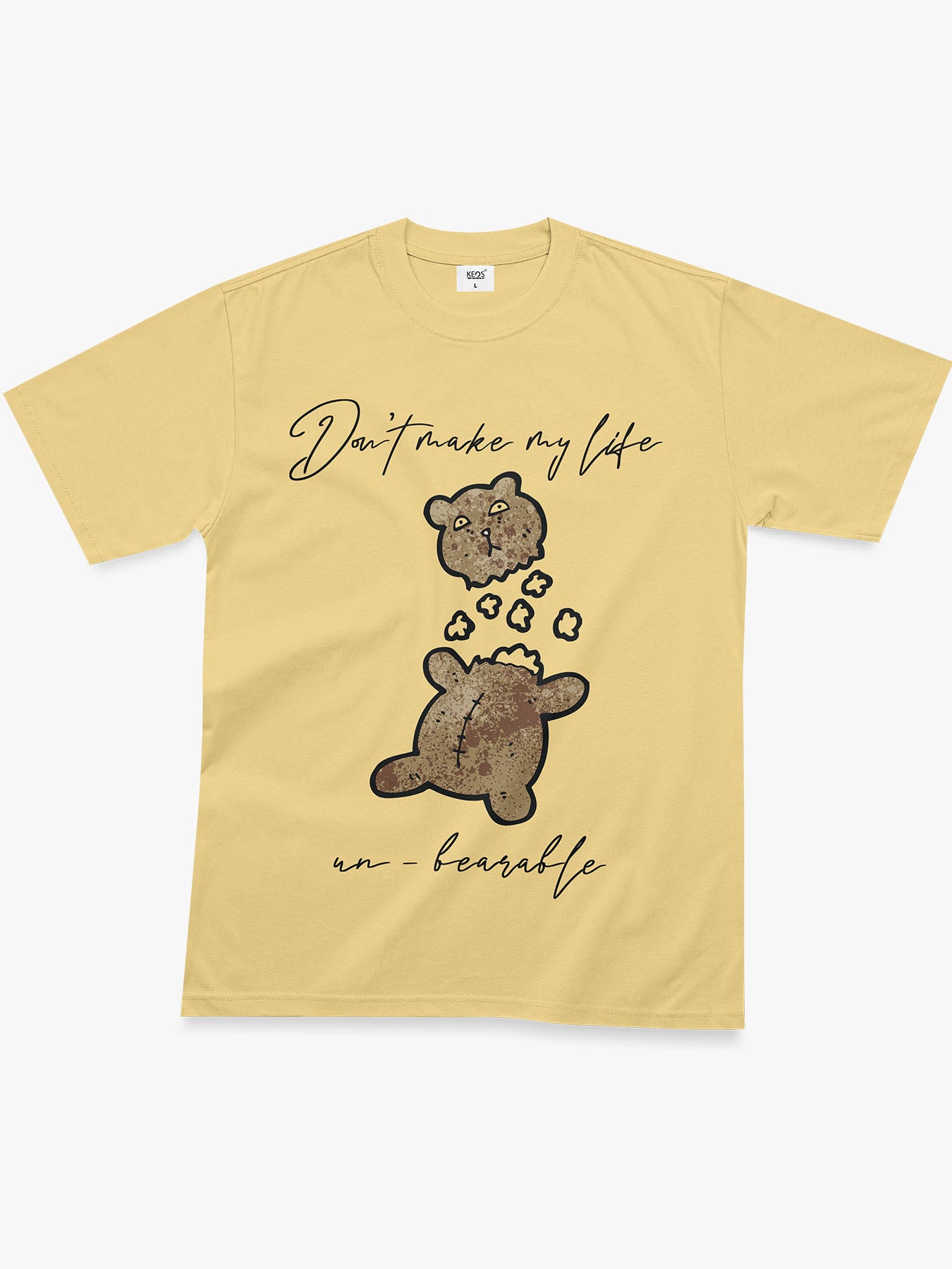 Organic Cotton Graphic T-Shirt – Un-Bearable | Regular Fit