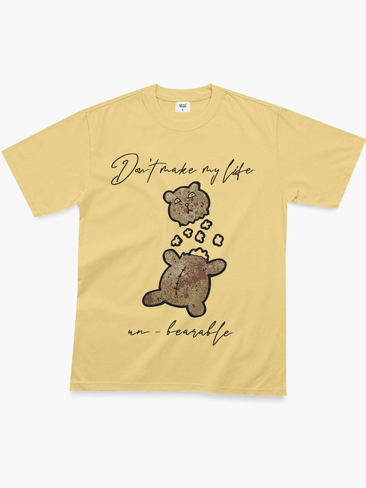 Organic Cotton Graphic T-Shirt – Un-Bearable | Regular Fit