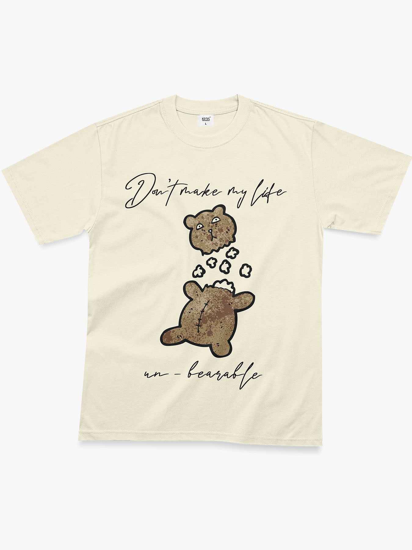 Organic Cotton Graphic T-Shirt – Un-Bearable | Regular Fit