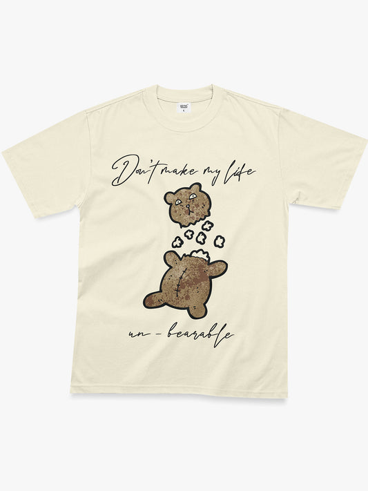 Organic Cotton Graphic T-Shirt – Un-Bearable | Regular Fit
