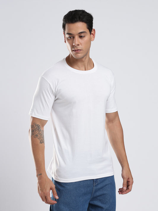Organic Cotton Essential T-shirt - White | Regular Fit