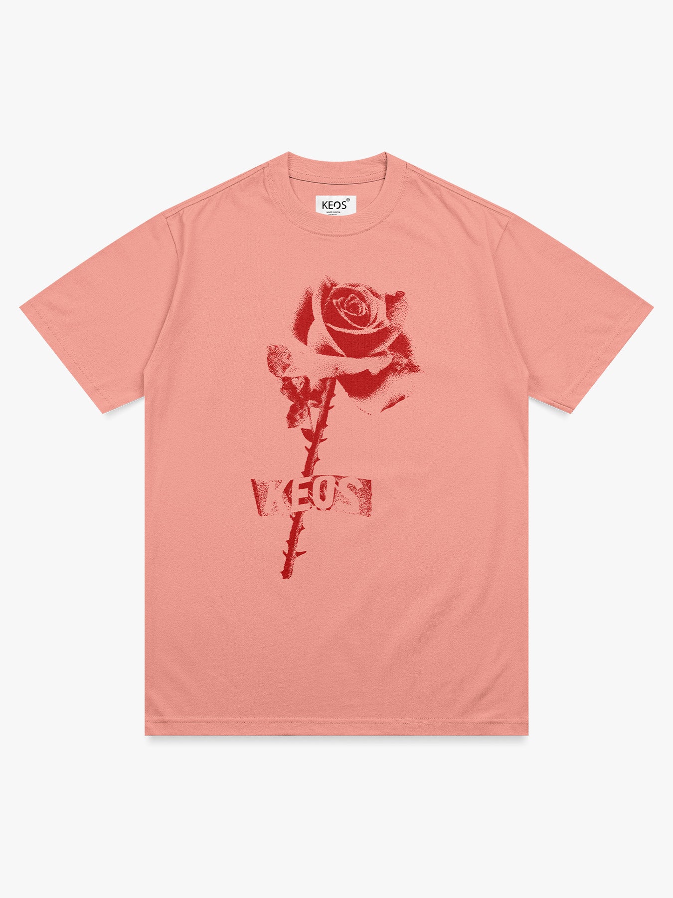 Organic Cotton Graphic T-Shirt – “Wild Rose” | Regular Fit