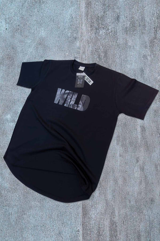 Organic Cotton Graphic T-Shirt – Wild | Longline Fit