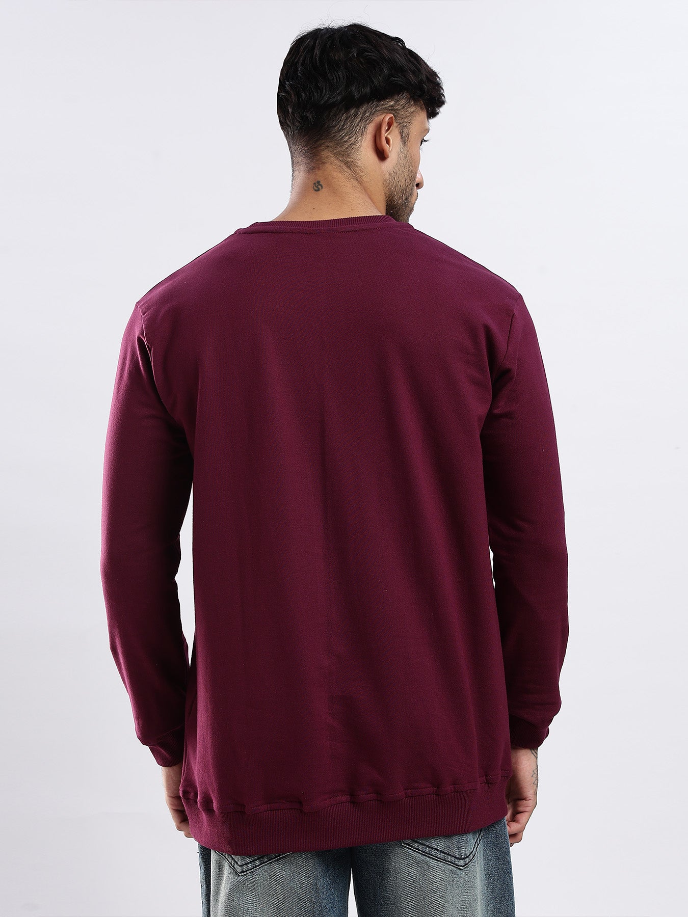 Essential Crewneck Sweatshirt - Wine