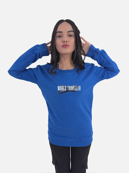 World Traveller Printed Sweatshirt - keos.life