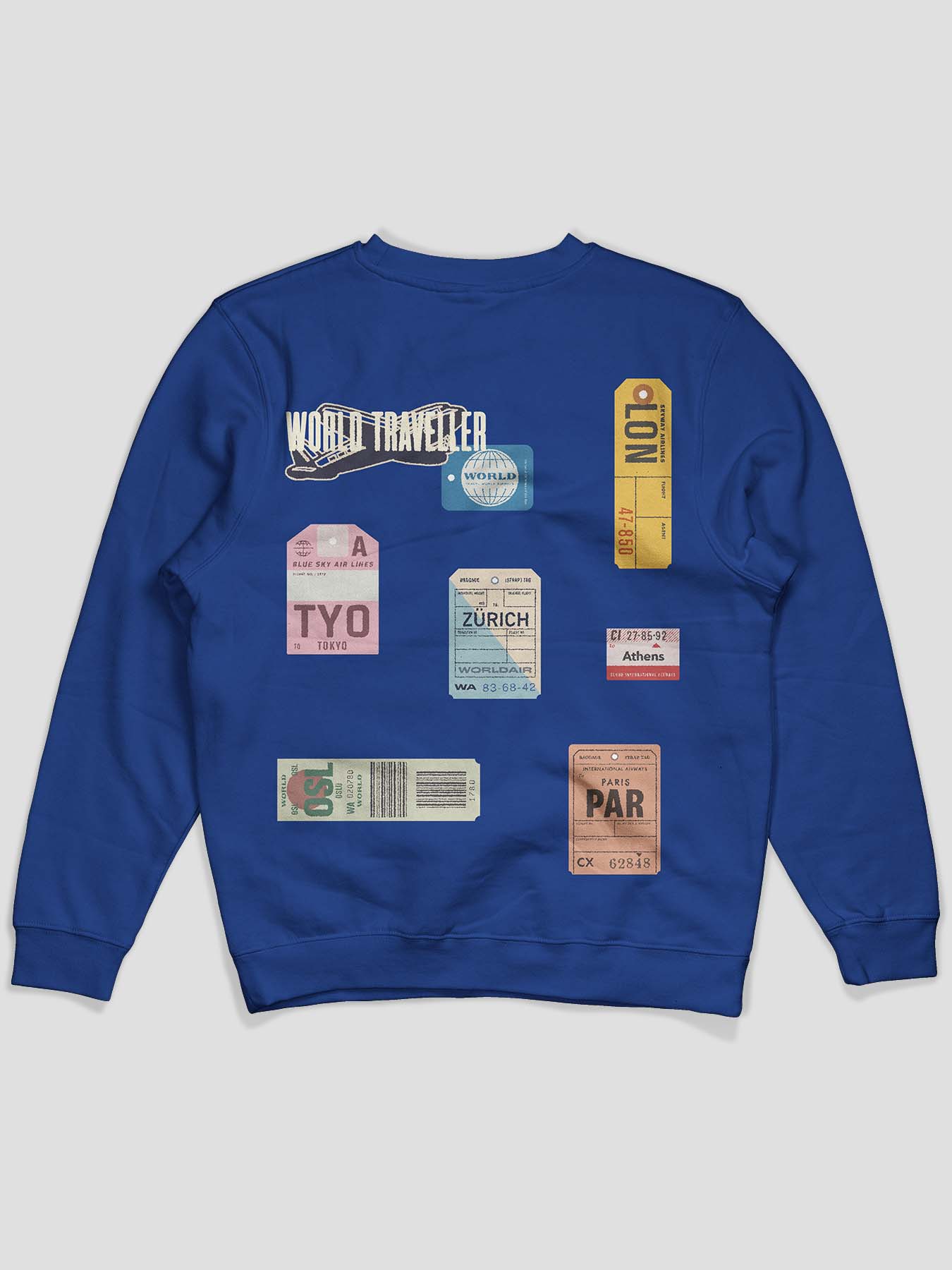 World Traveller Printed Sweatshirt - keos.life