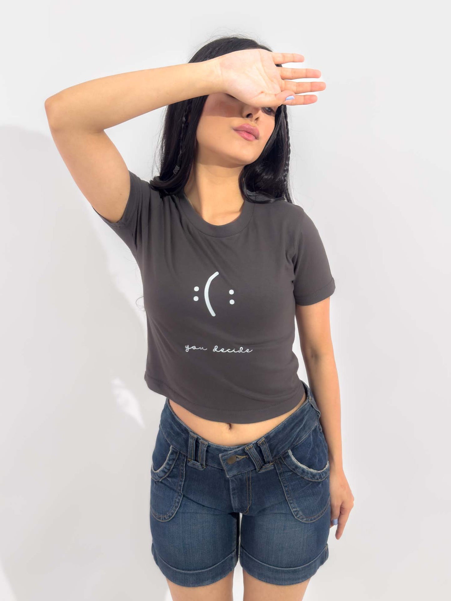 You Decide Organic Cotton Crop Top - keos.life