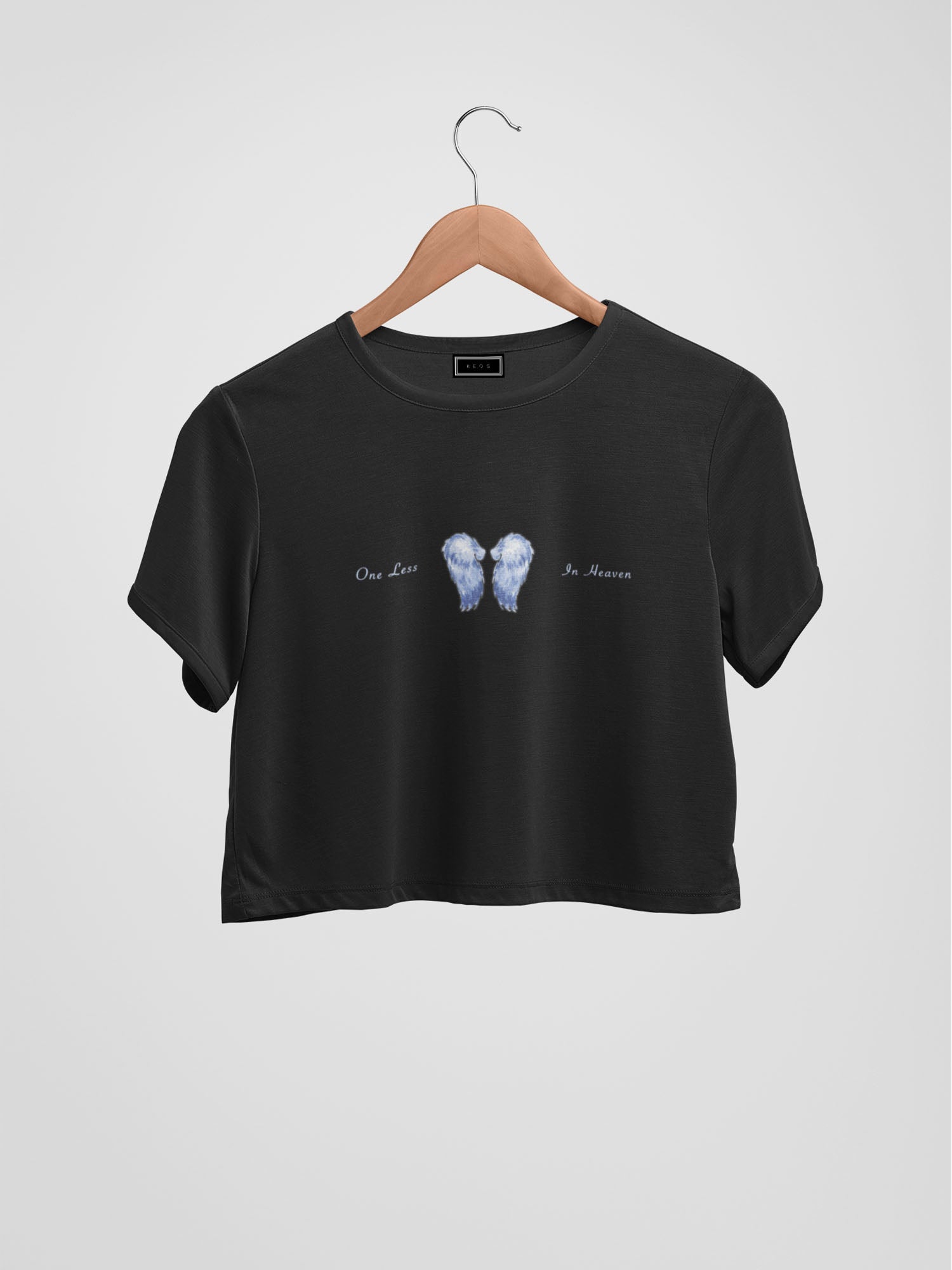 Angel Organic Cotton Crop Top - keos.life