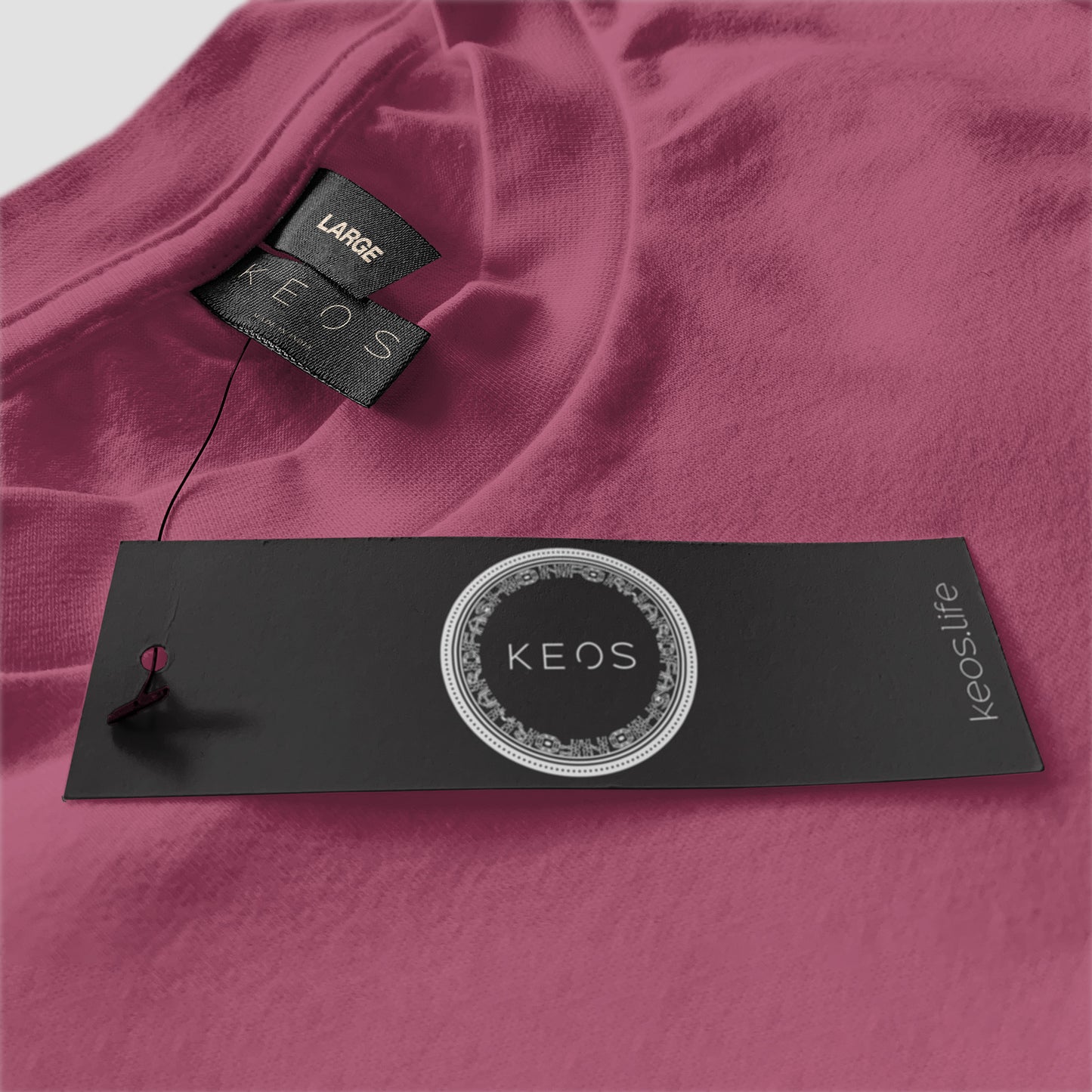 Organic Cotton Essential T-shirt - Deep Lilac - keos.life