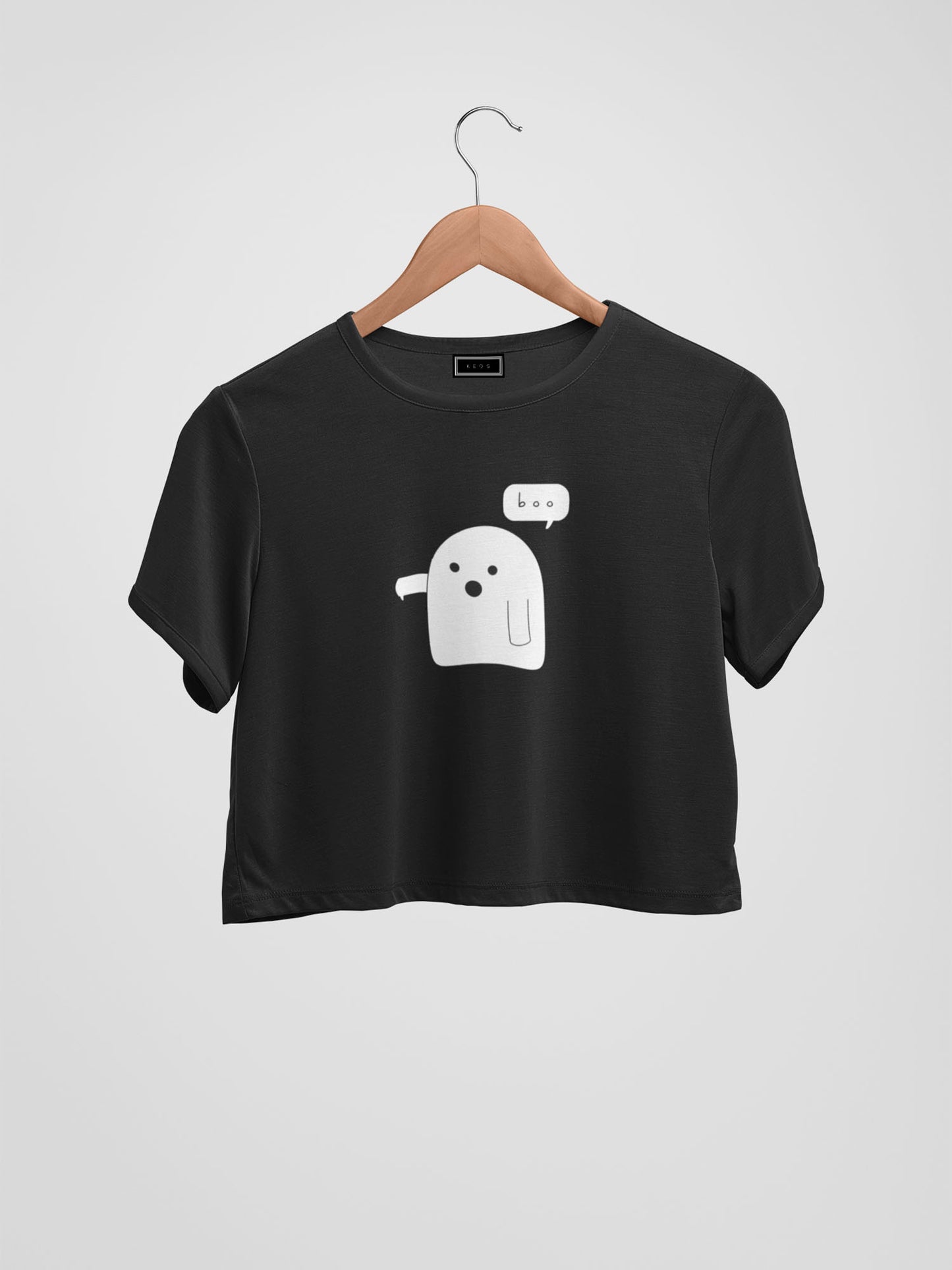 Boo Organic Cotton Crop Top - keos.life
