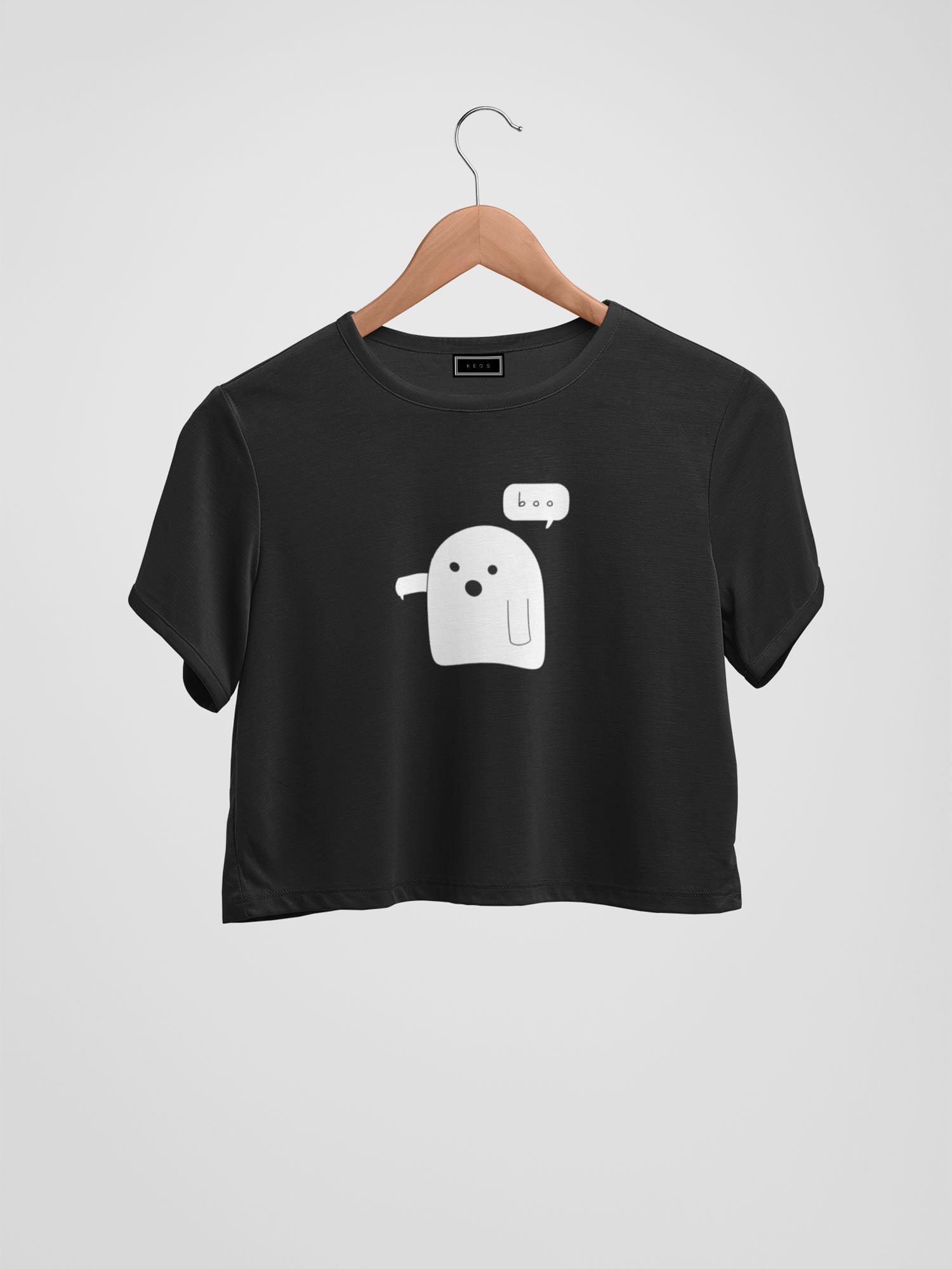Boo Organic Cotton Crop Top - keos.life