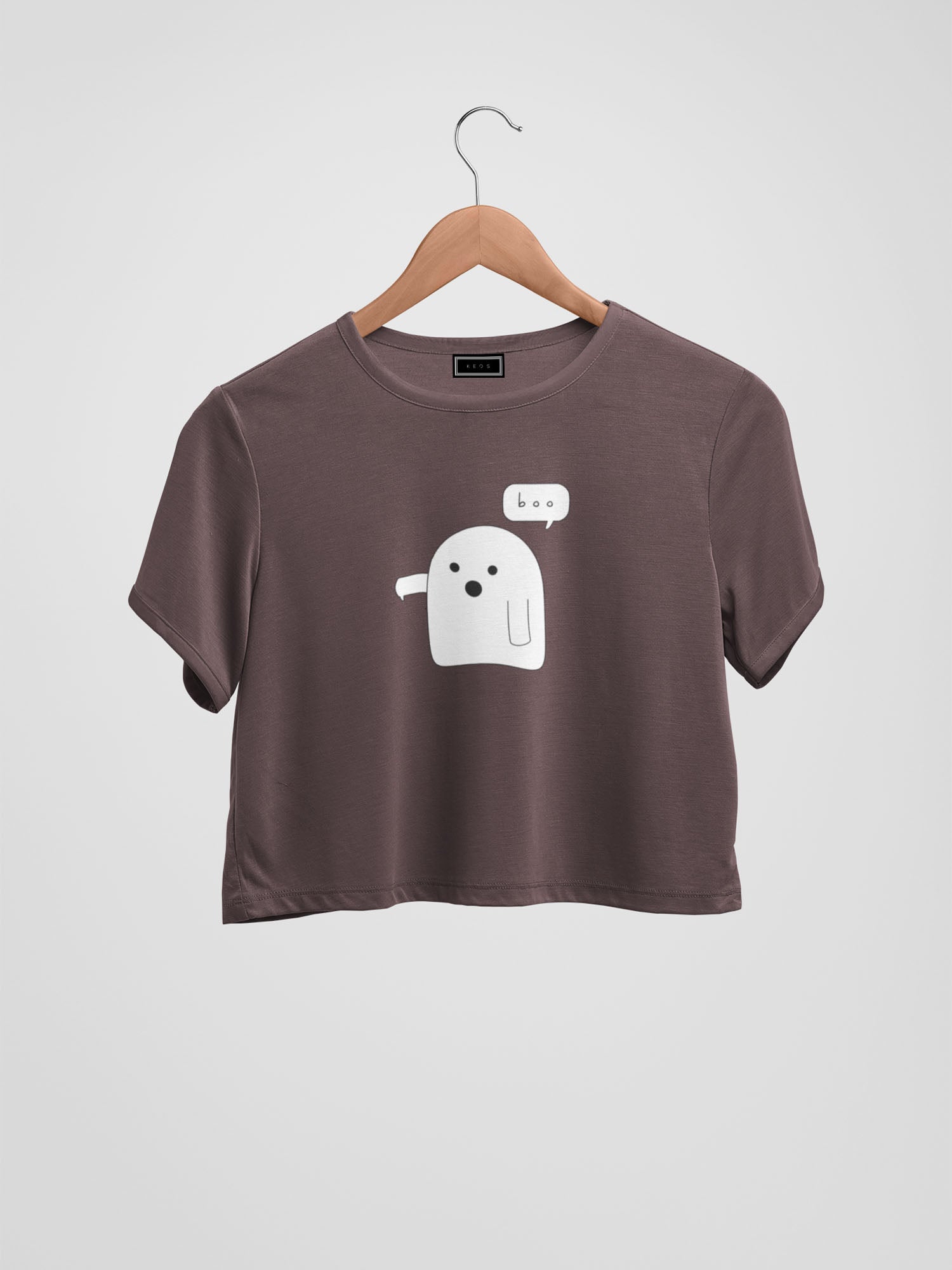 Boo Organic Cotton Crop Top - keos.life