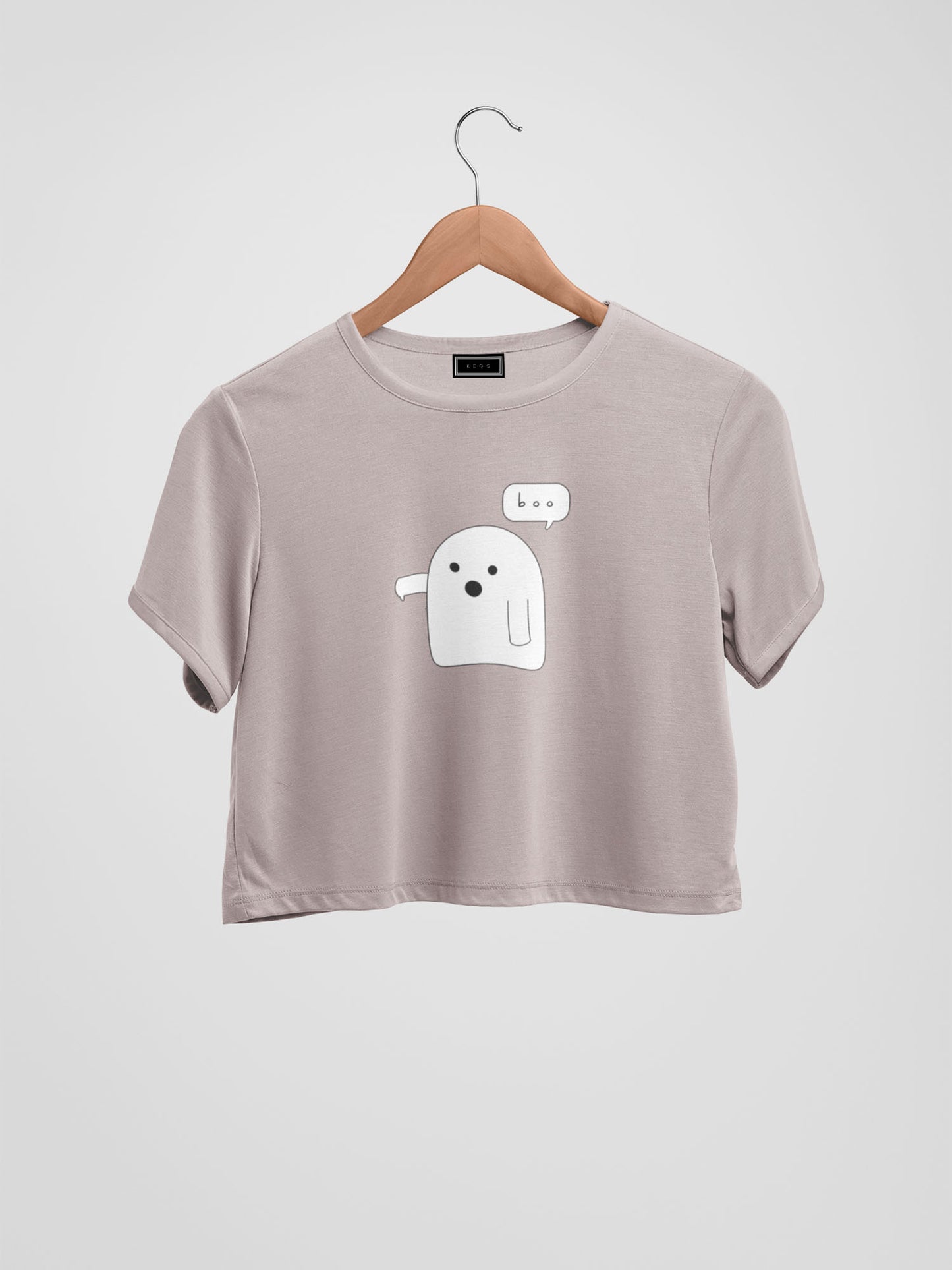Boo Organic Cotton Crop Top - keos.life