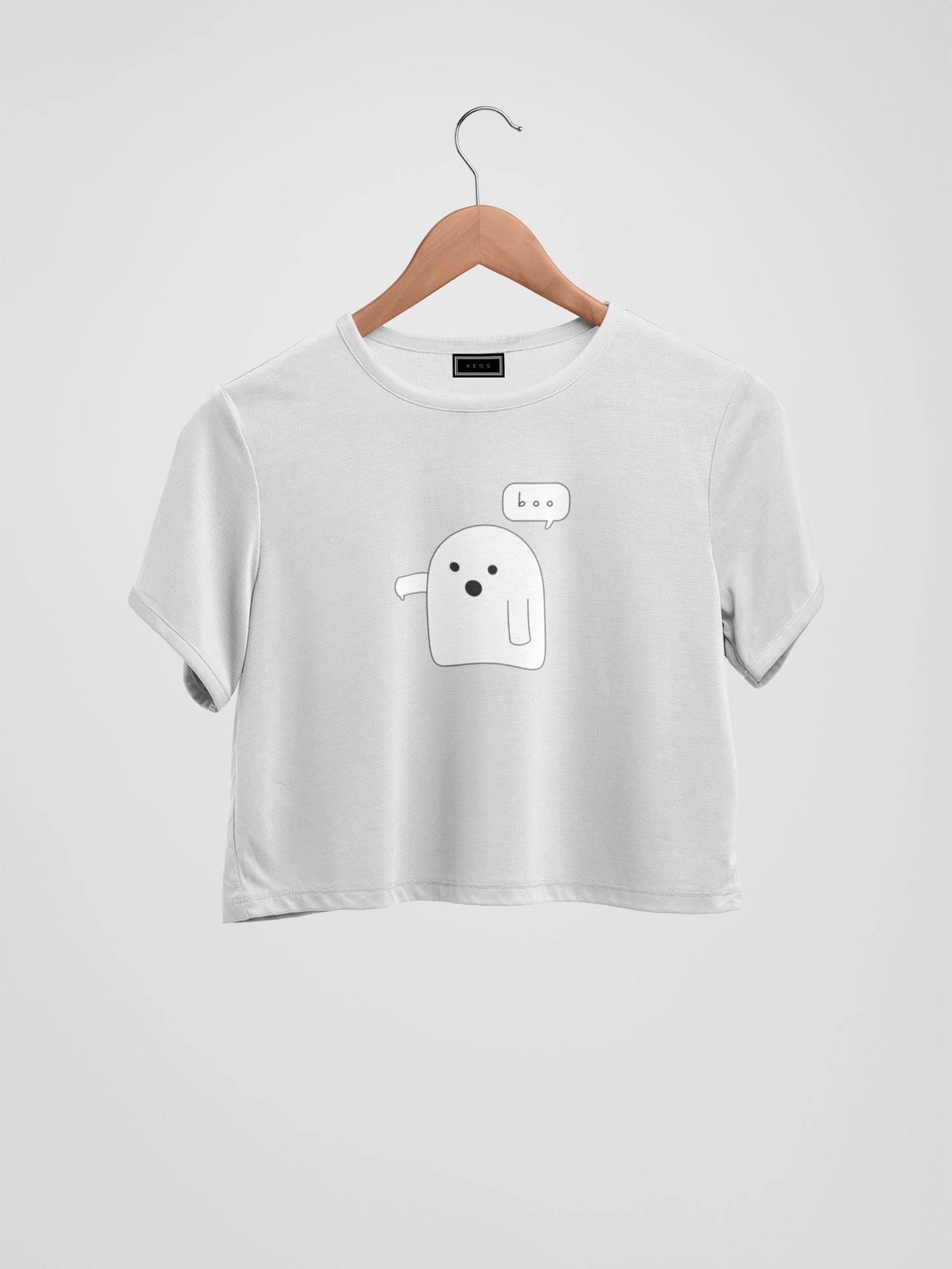 Boo Organic Cotton Crop Top - keos.life