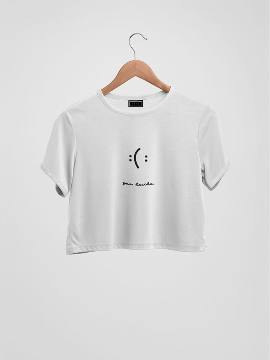 You Decide Organic Cotton Crop Top - keos.life