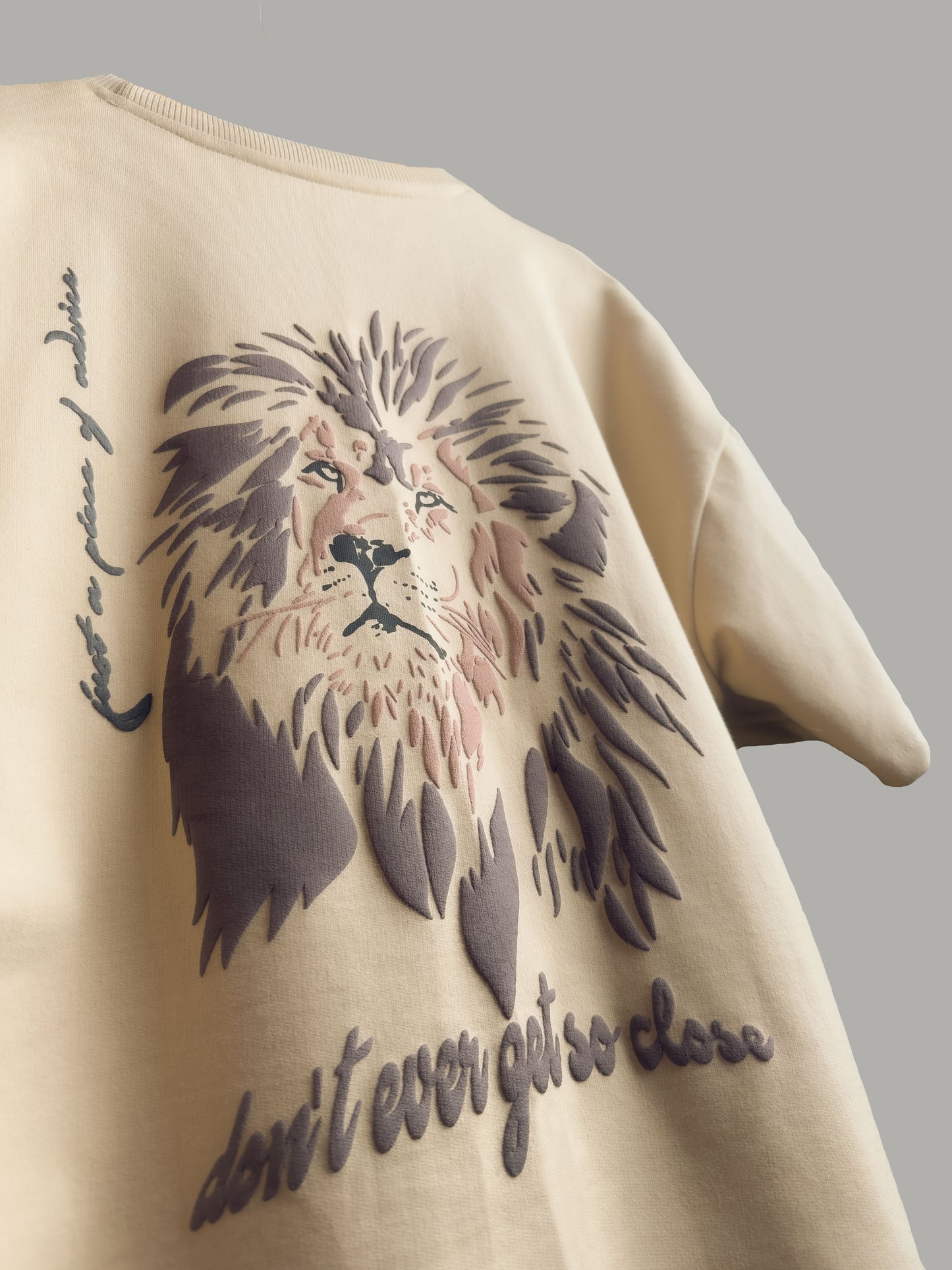 Don't Ever Premium French Terry Oversized T-shirt - keos.life