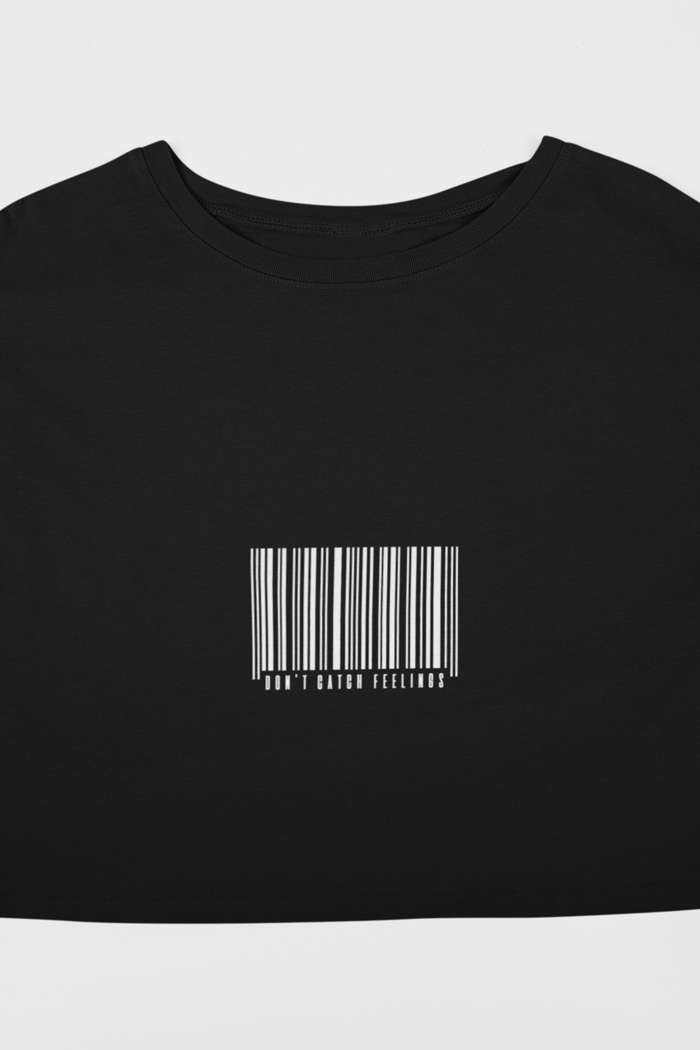 Don't Catch Feelings Organic Cotton Crop Top - keos.life