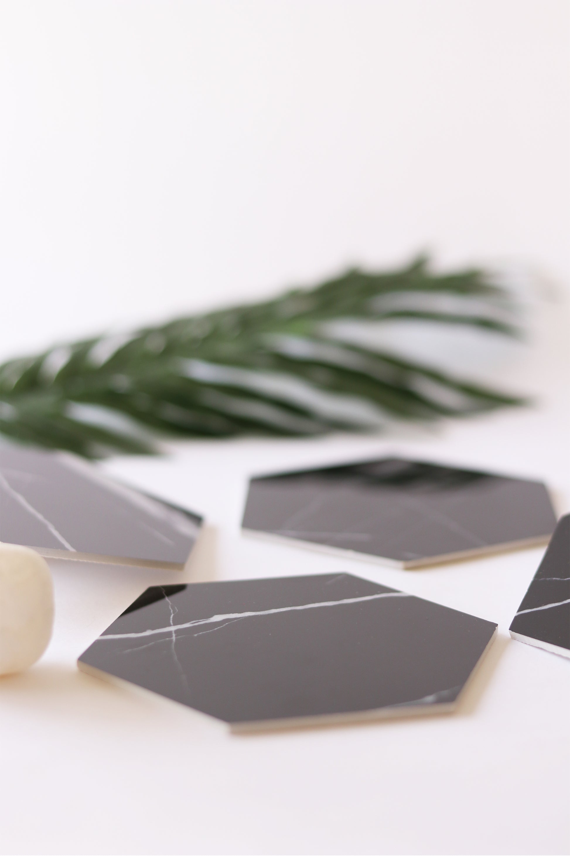 Hexa Marble Coasters (Set of 4) - keos.life