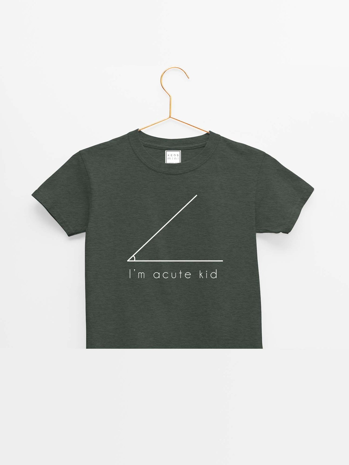 mini Acute Organic Cotton T-shirt - keos.life
