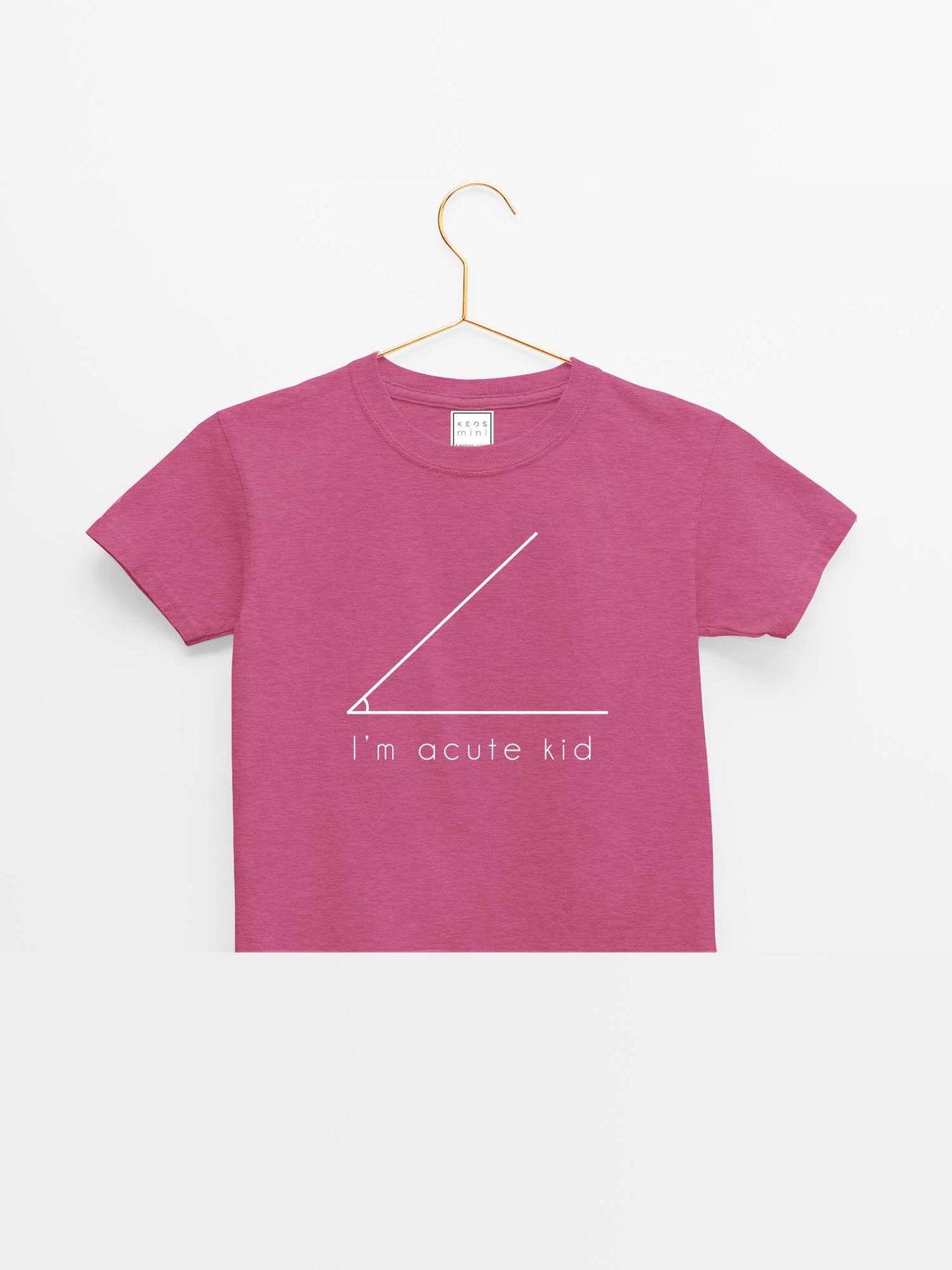 mini Acute Organic Cotton T-shirt - keos.life