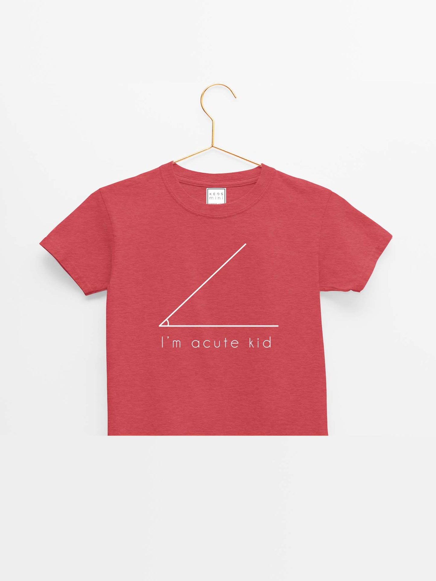 mini Acute Organic Cotton T-shirt - keos.life