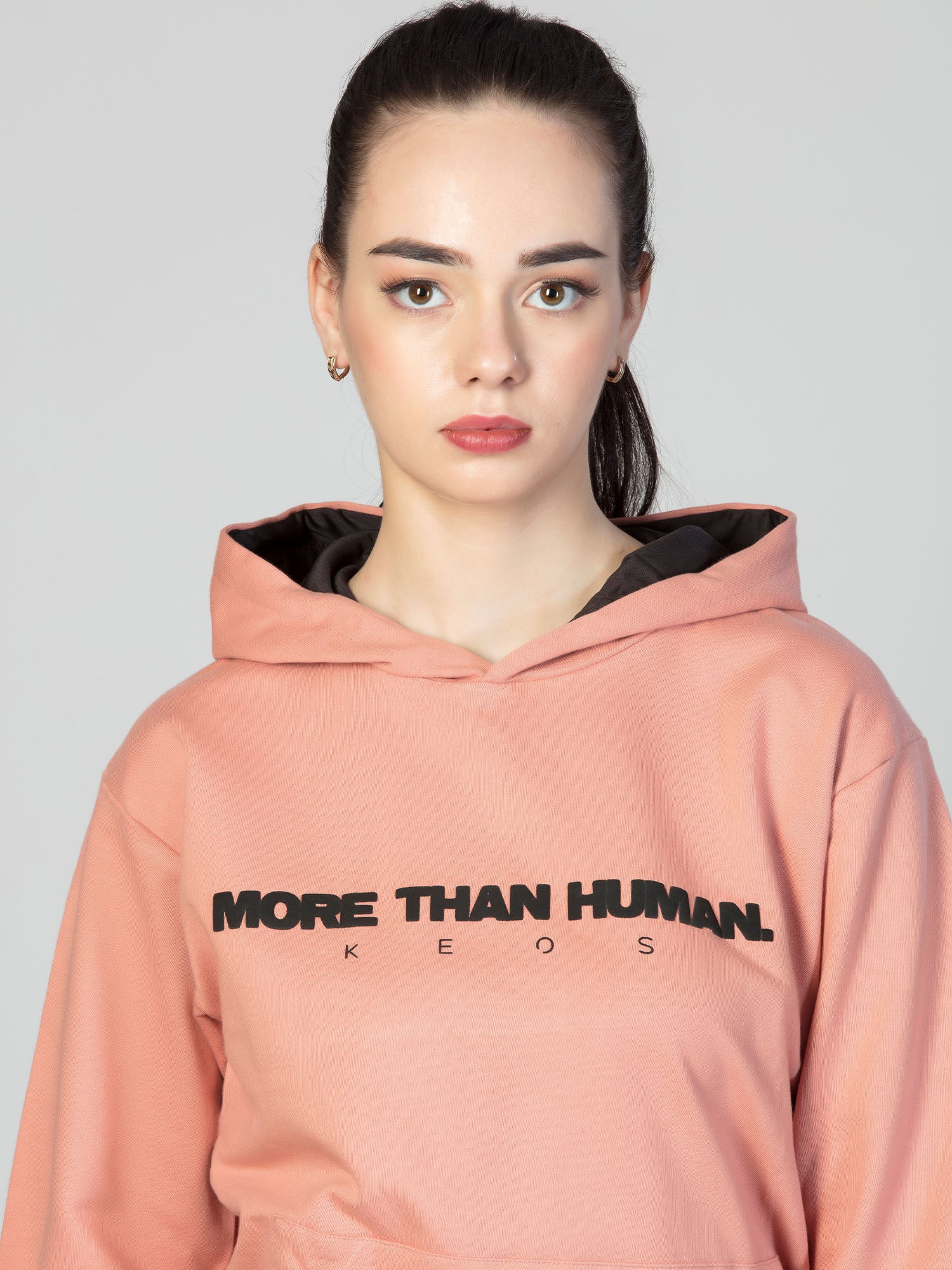Peach Premium Hoodie - More than Human - keos.life