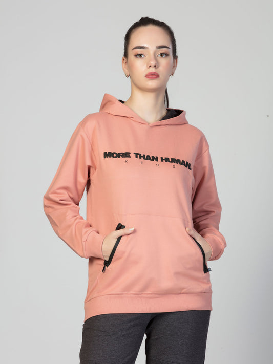 Peach Premium Hoodie - More than Human - keos.life