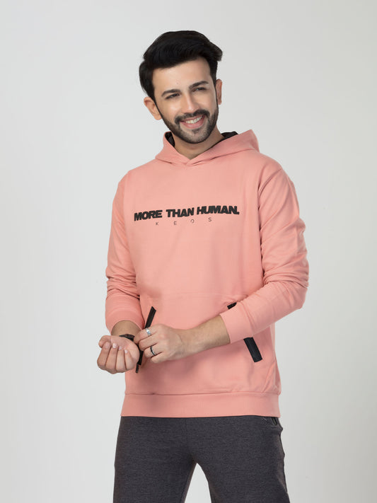 Peach Premium Hoodie - More than Human - keos.life