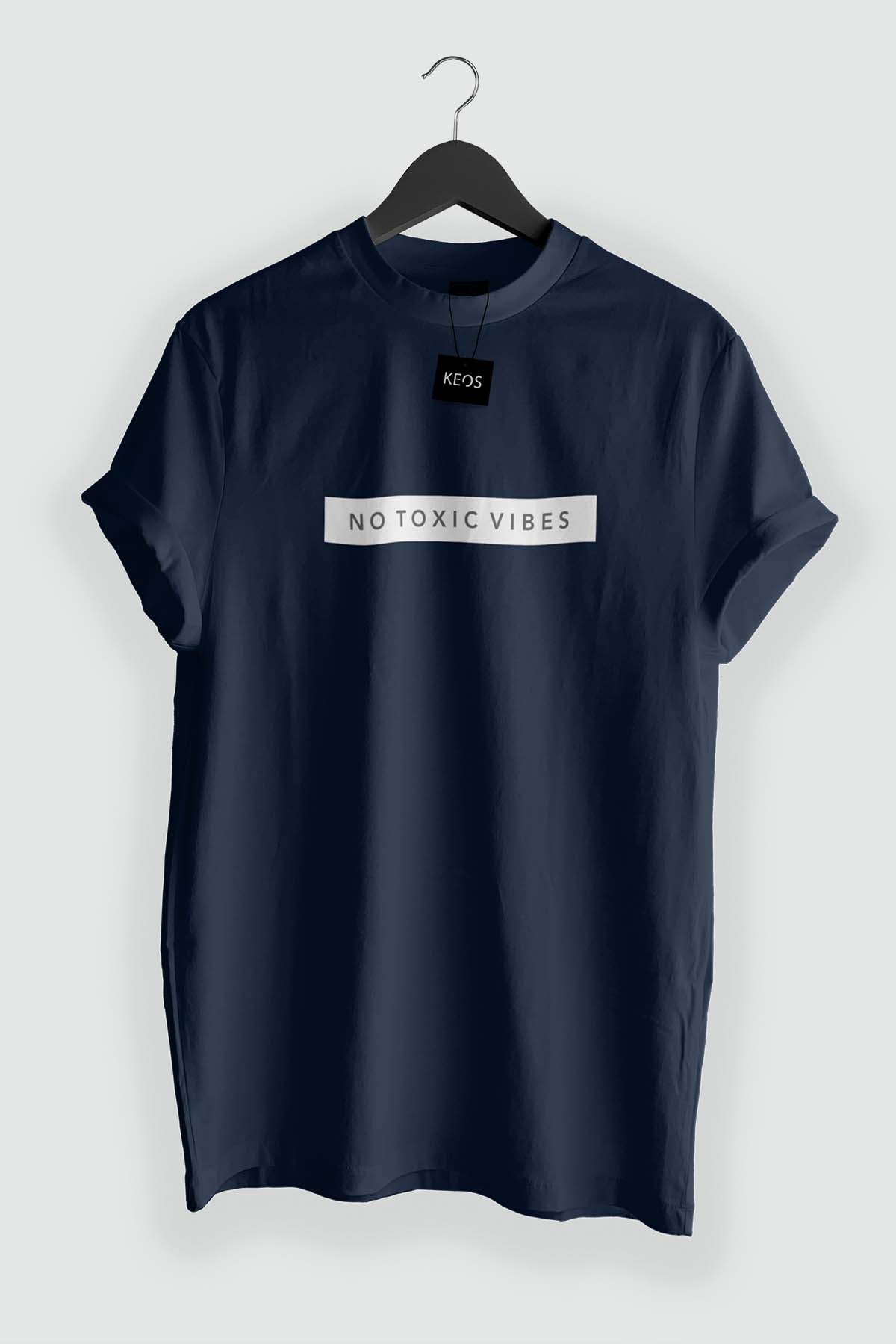 No Toxic Vibes Organic Cotton T-shirt - keos.life