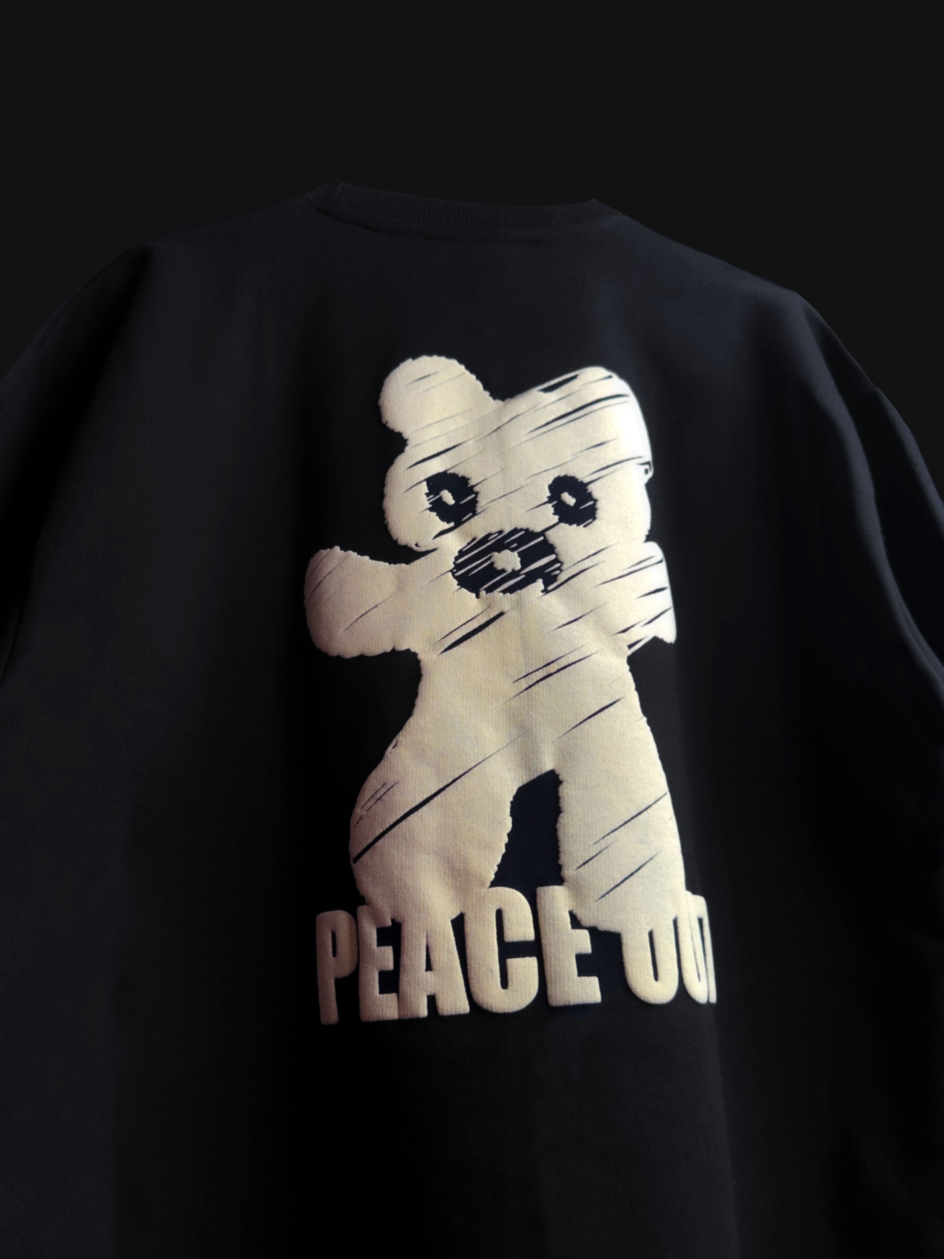 Peace Out Premium French Terry Oversized T-shirt - keos.life