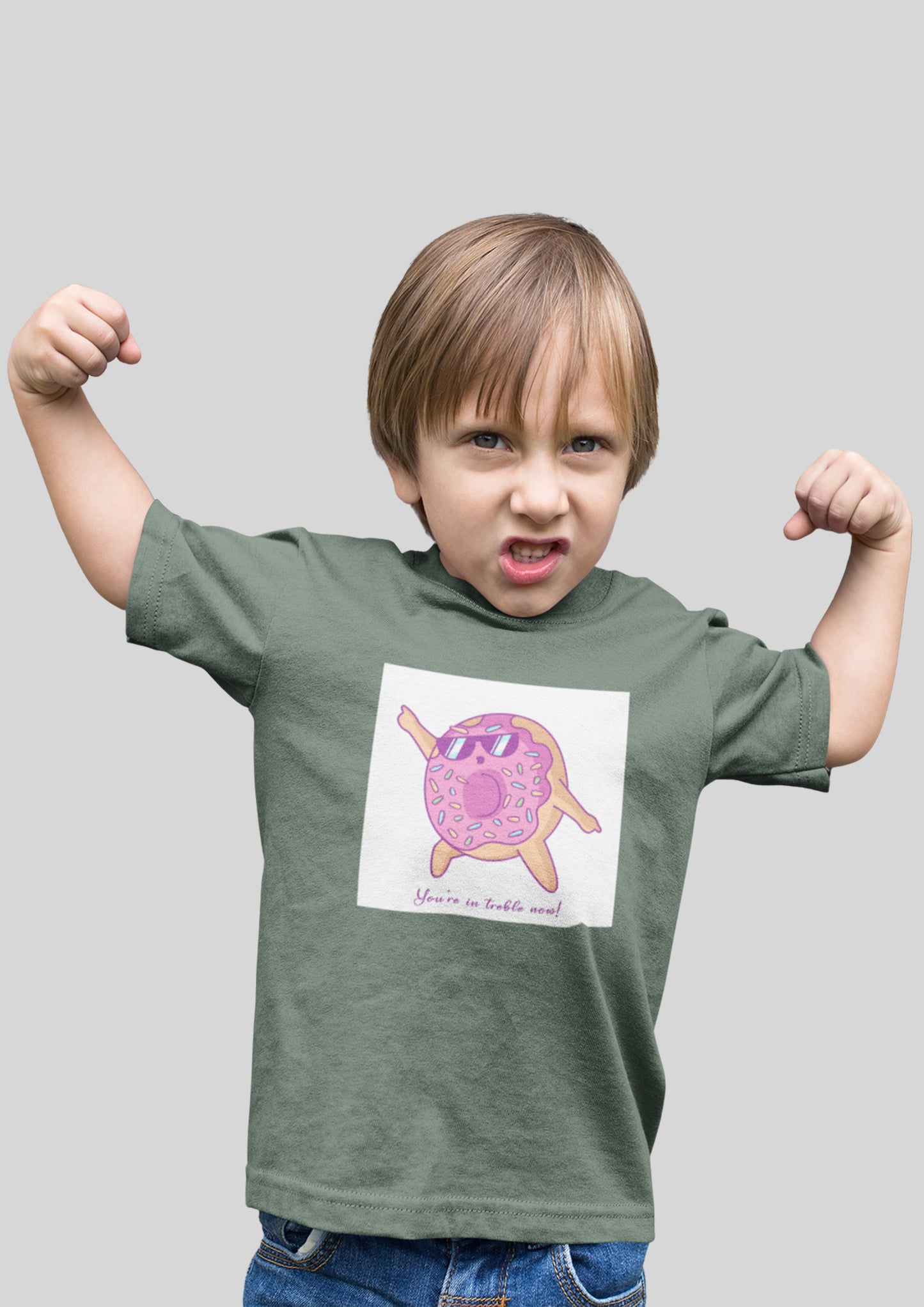 mini Treble Organic Cotton T-shirt - keos.life