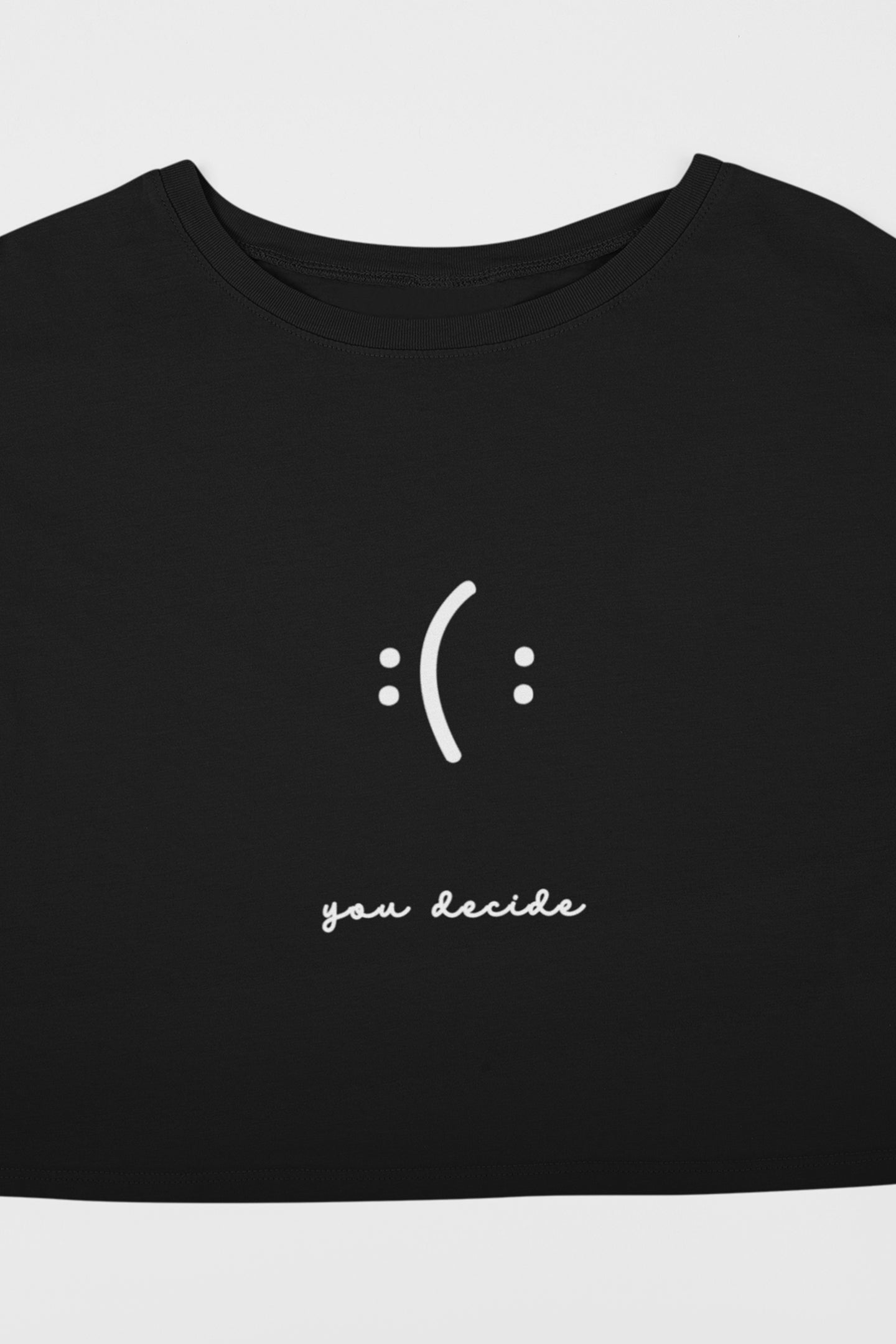 You Decide Organic Cotton Crop Top - keos.life