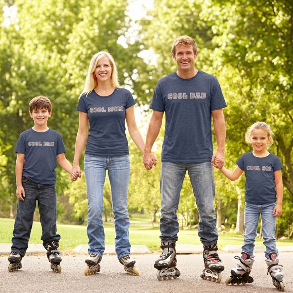 mini & Me Matching T-Shirts – “Cool Family” (Pack of 4) 4147
