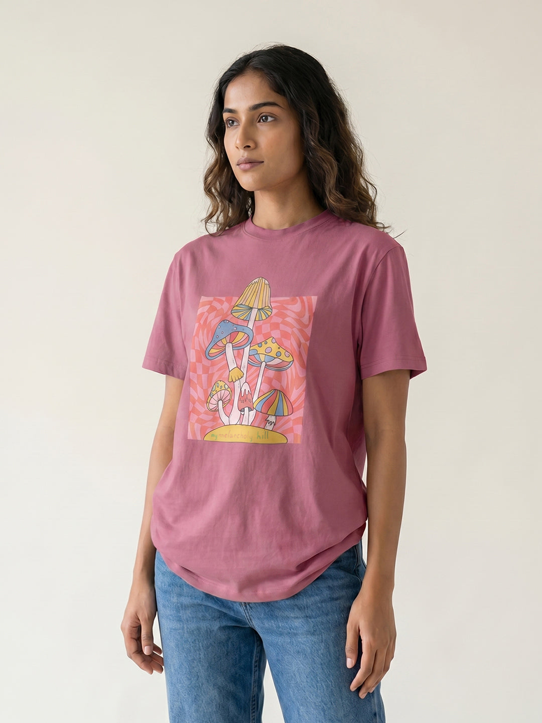 Organic Cotton Graphic T-Shirt – My Melancholy Hill | Regular Fit