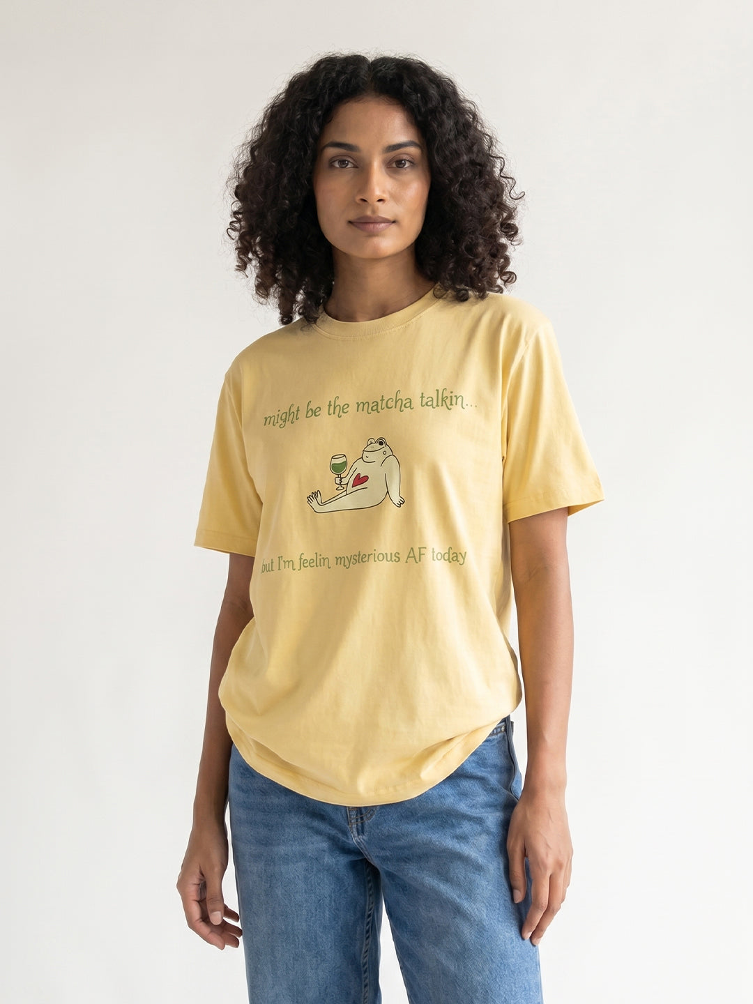 Organic cotton printed t-shirt for women by Keos
